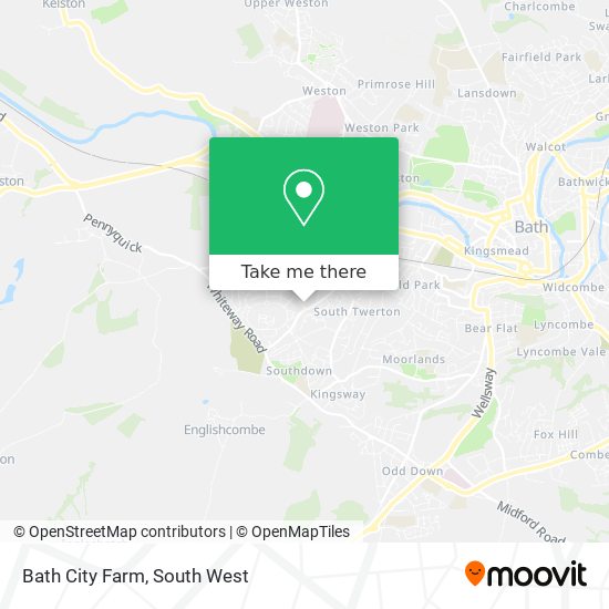 Bath City Farm map