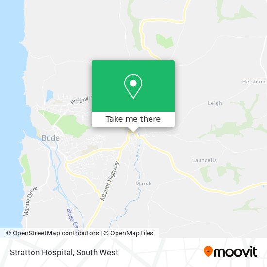 Stratton Hospital map