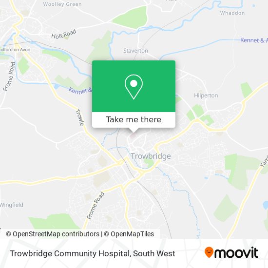 Trowbridge Community Hospital map