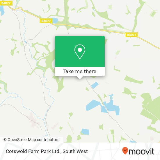 Cotswold Farm Park Ltd. map