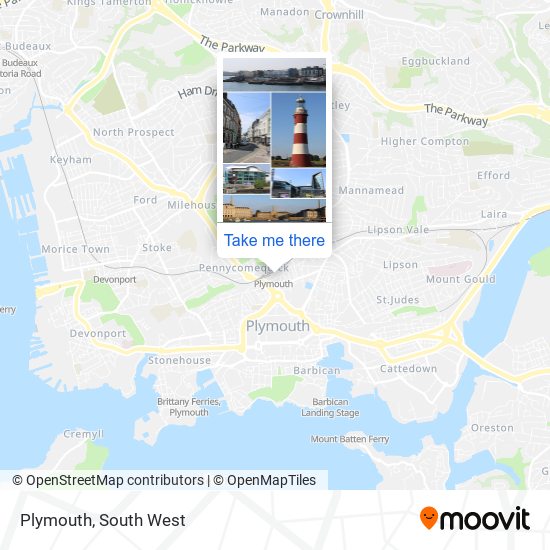 Plymouth map