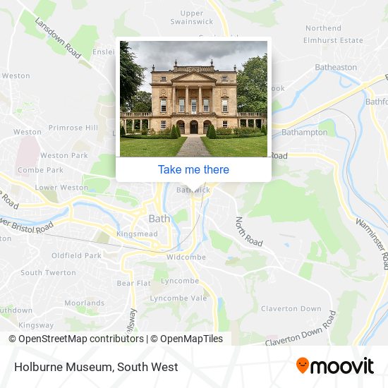 Holburne Museum map