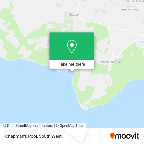 Chapman's Pool map