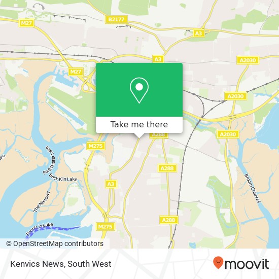 Kenvics News map