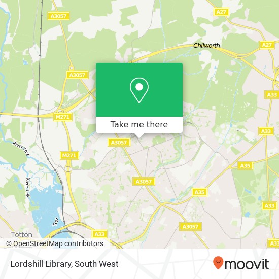Lordshill Library map