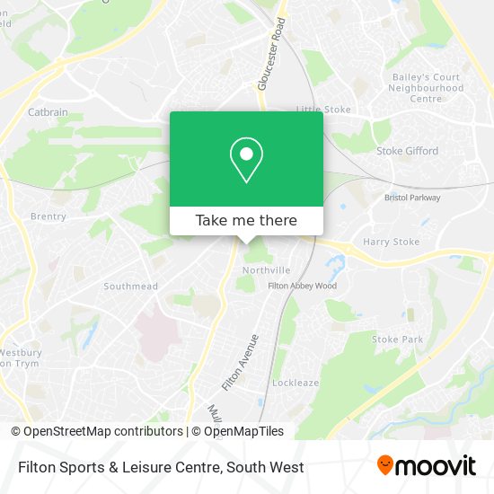 Filton Sports & Leisure Centre map