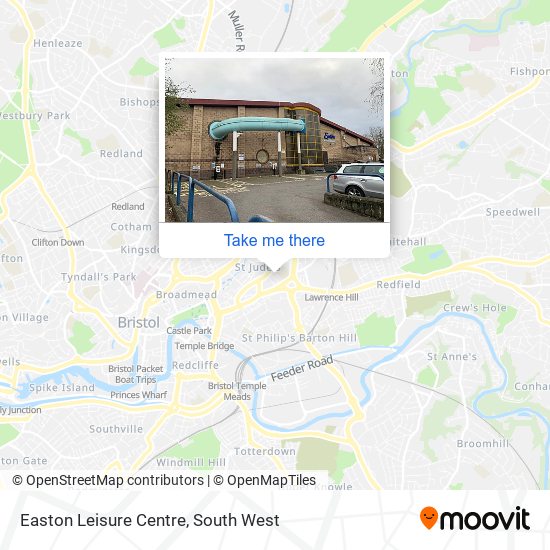 Easton Leisure Centre map