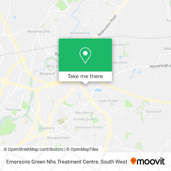 Emersons Green Nhs Treatment Centre map