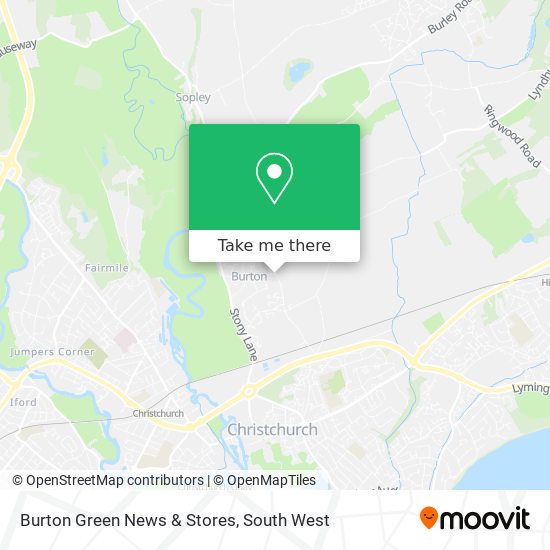 Burton Green News & Stores map