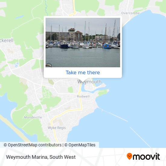 Weymouth Marina map