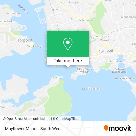 Mayflower Marina map