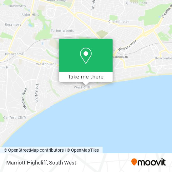Marriott Highcliff map