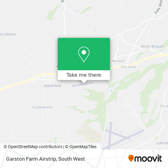 Garston Farm Airstrip map