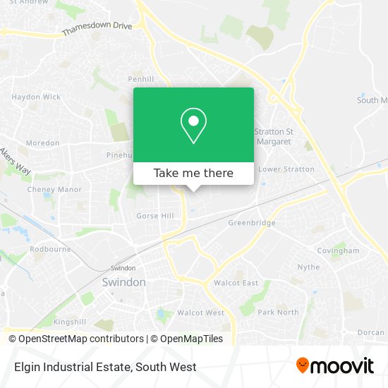 Elgin Industrial Estate map