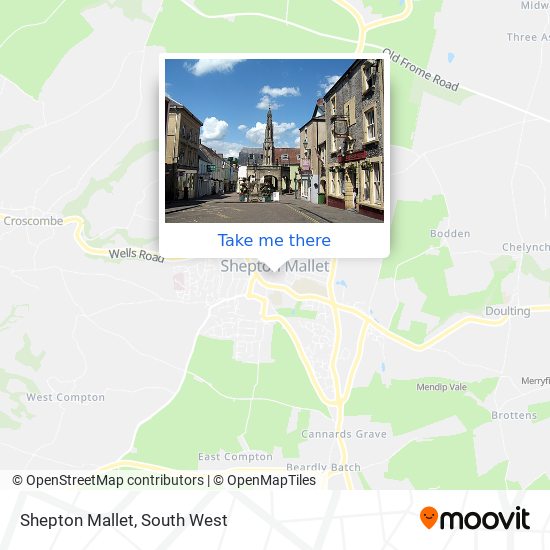 Shepton Mallet map