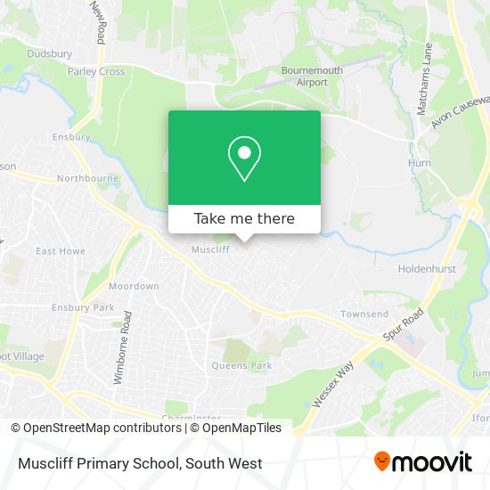 Muscliff Primary School map