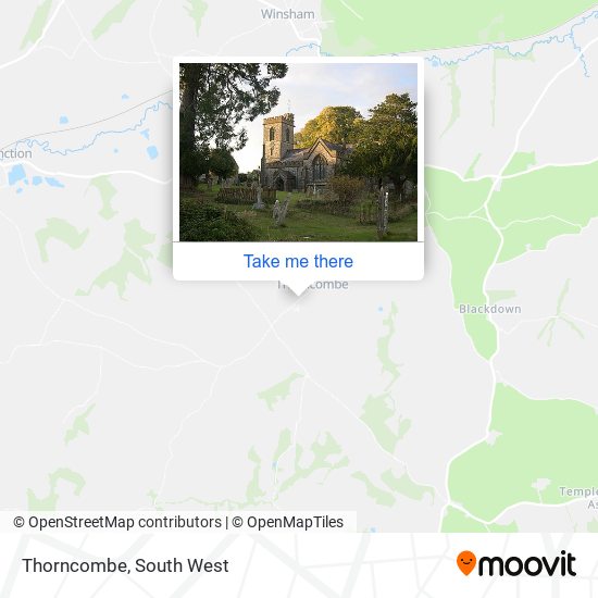 Thorncombe map