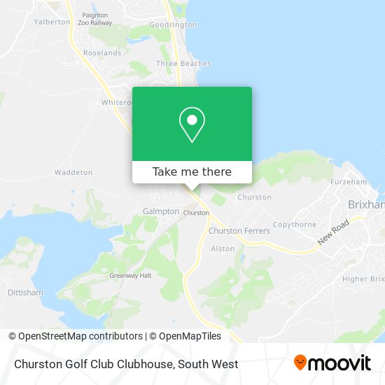 Churston Golf Club Clubhouse map