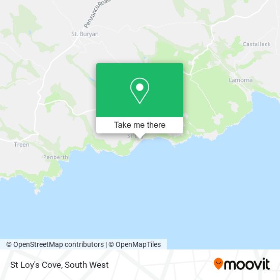 St Loy's Cove map