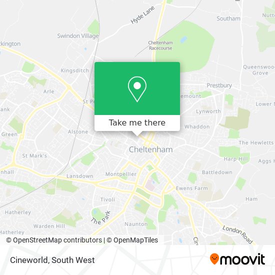 Cineworld map