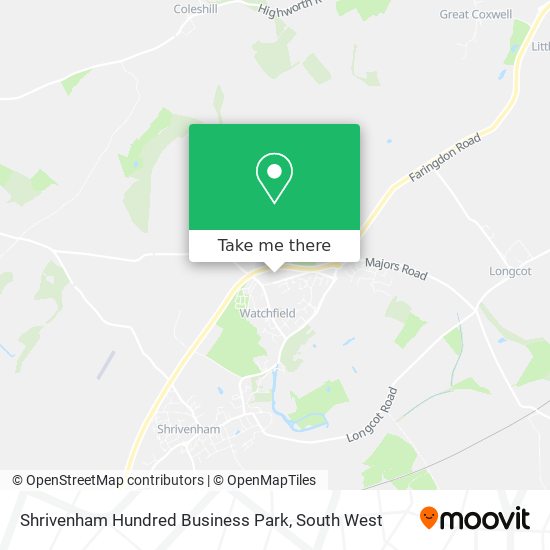 Shrivenham Hundred Business Park map