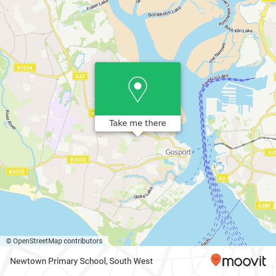 Newtown Primary School map