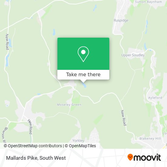 Mallards Pike map