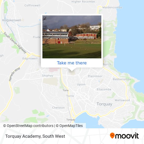 Torquay Academy map