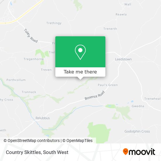 Country Skittles map