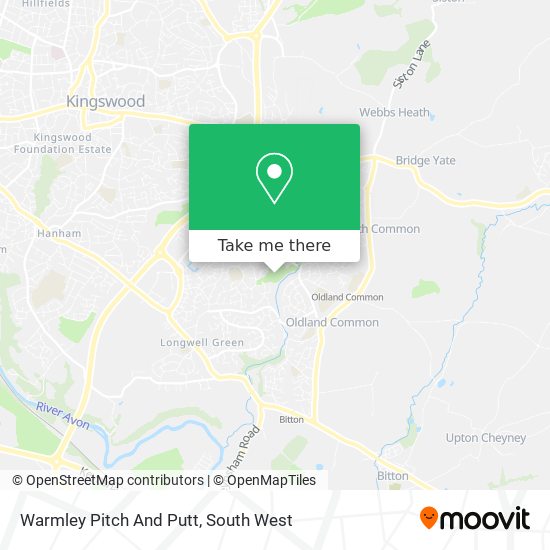 Warmley Pitch And Putt map