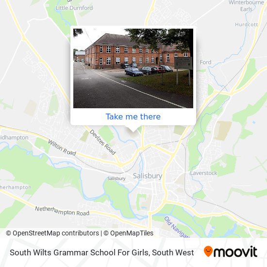 South Wilts Grammar School For Girls map