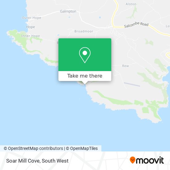 Soar Mill Cove map