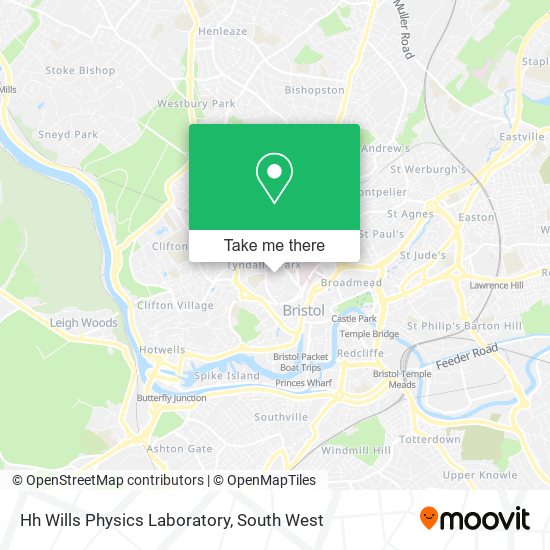 Hh Wills Physics Laboratory map