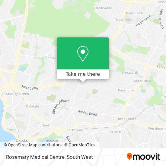 Rosemary Medical Centre map