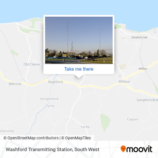 Washford Transmitting Station map