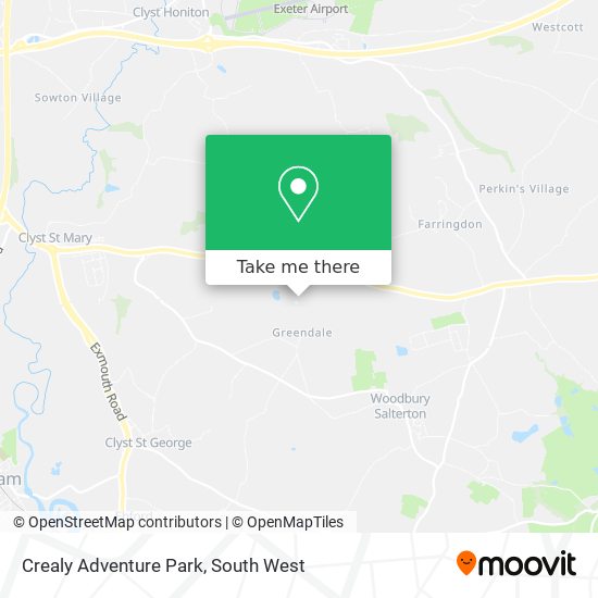 Crealy Adventure Park map