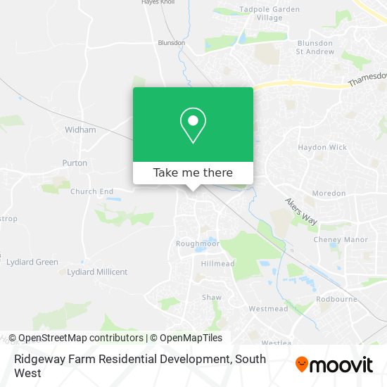 Ridgeway Farm Residential Development map