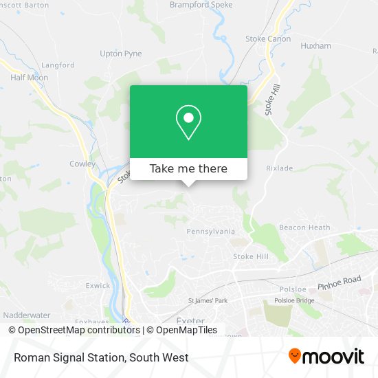 Roman Signal Station map