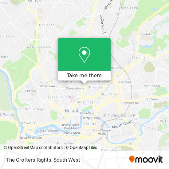 The Crofters Rights map