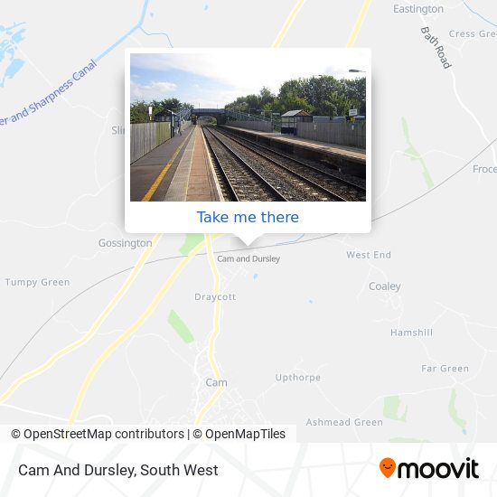 Cam And Dursley map