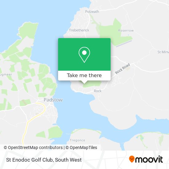 St Enodoc Golf Club map