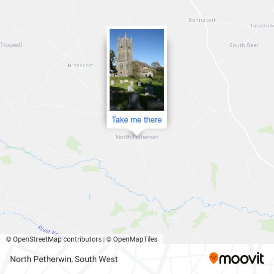 North Petherwin map