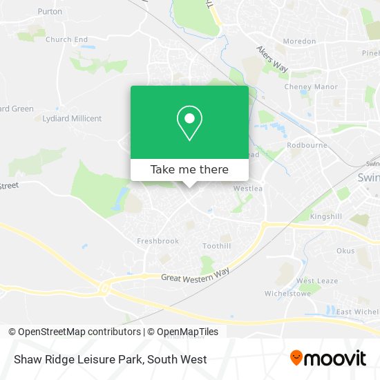 Shaw Ridge Leisure Park map