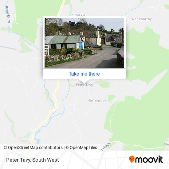 Peter Tavy map