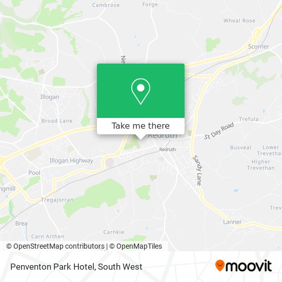 Penventon Park Hotel map