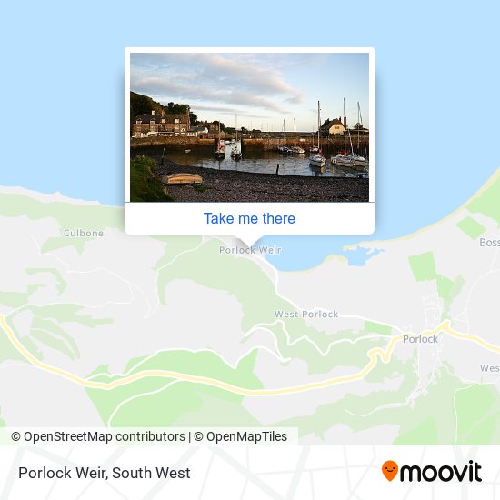 Porlock Weir map