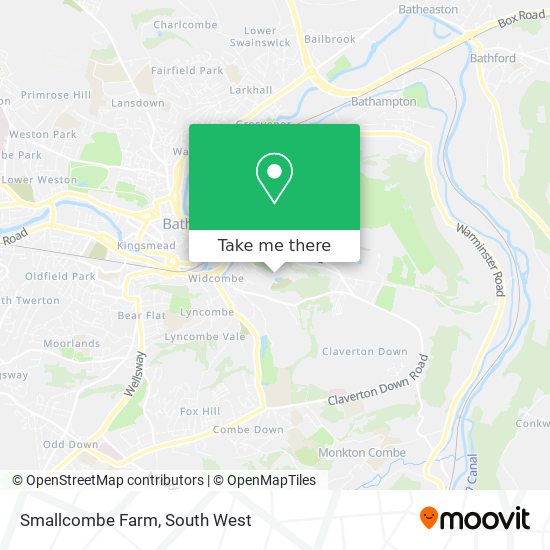 Smallcombe Farm map