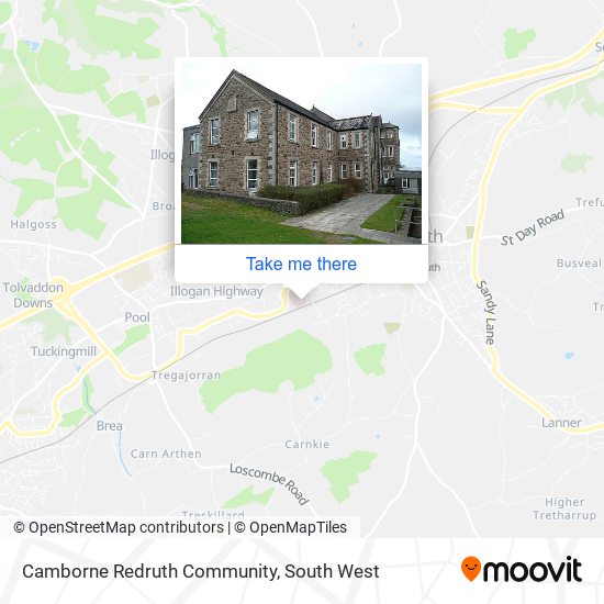 Camborne Redruth Community map