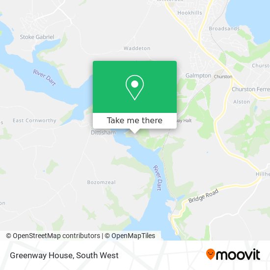 Greenway House map