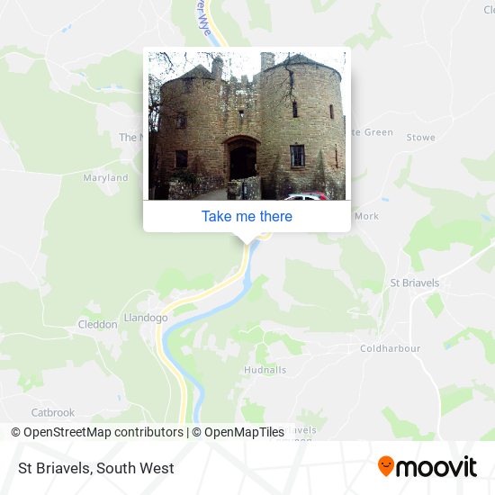 St Briavels map